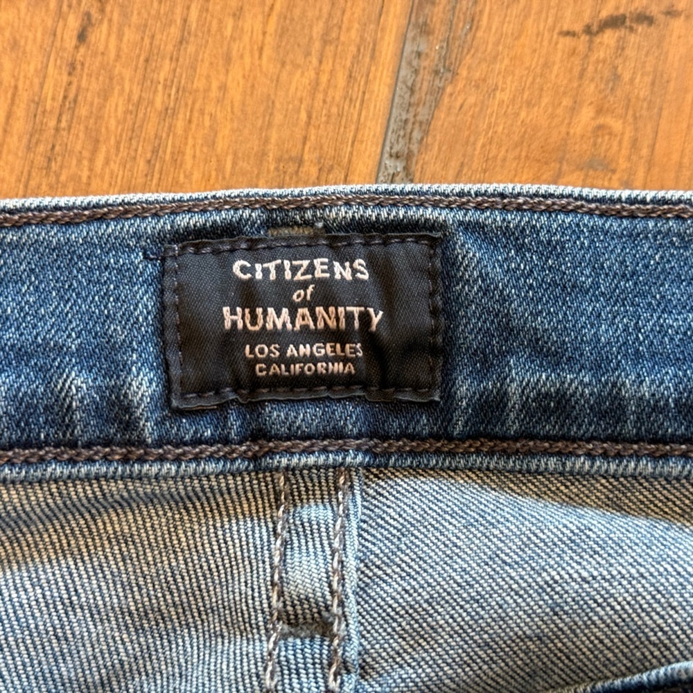Citizens of Humanity woman’s Rocket Crop Petite high rise skinny jeans size 28. - Picture 8 of 10